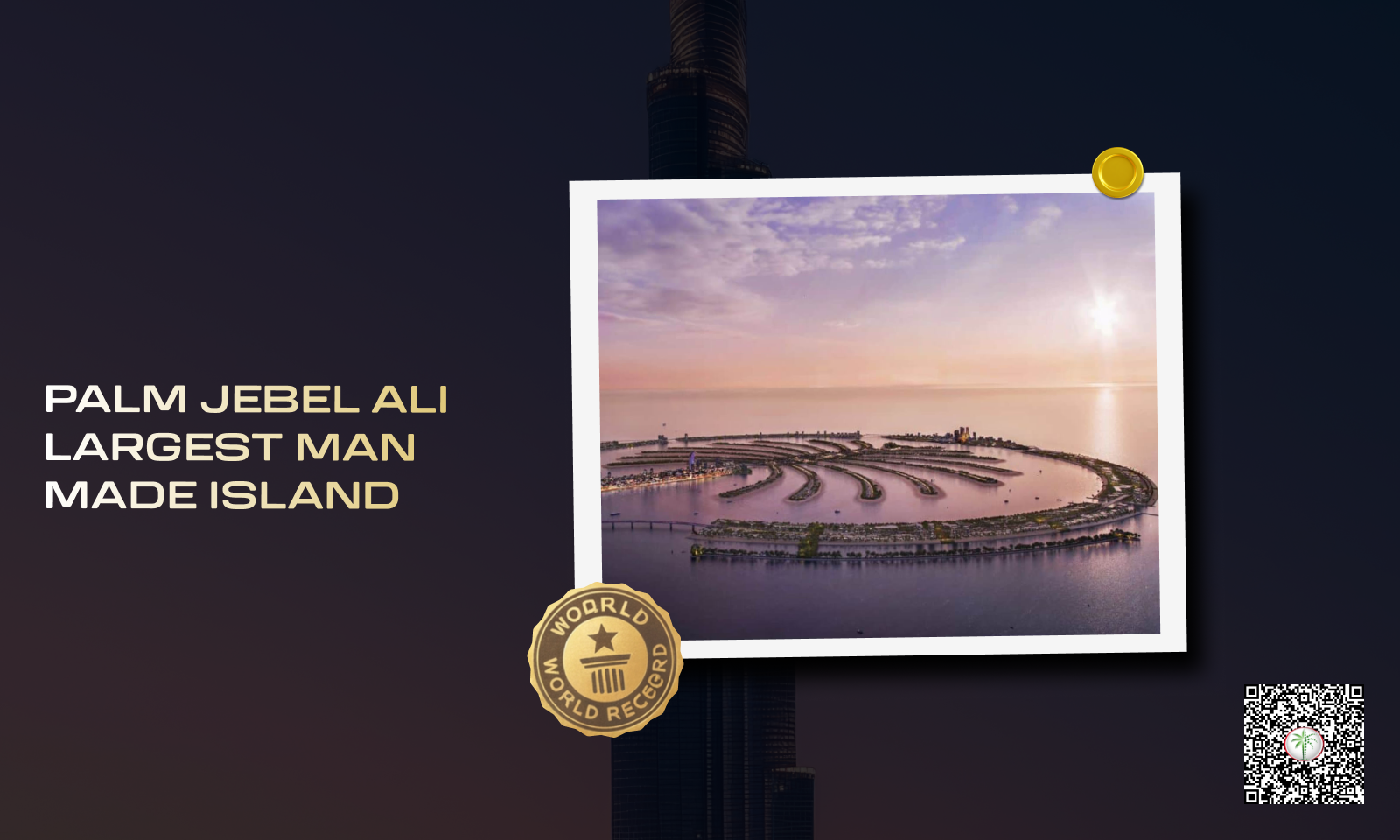 World's Largest Man-Made Island - Palm Jebel Ali